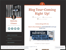 Tablet Screenshot of melindafriesen.com
